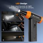 K&F Concept Blower & Suction 2 in 1 Compressed Air Duster, with LED Light,150000RPM Electric Air Duster, 3 Gear Adjustable&Portable, Dust Blower for Computer, Keyboard, House, Outdoor and Car