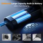 K&F Concept Blower & Suction 2 in 1 Compressed Air Duster, with LED Light,150000RPM Electric Air Duster, 3 Gear Adjustable&Portable, Dust Blower for Computer, Keyboard, House, Outdoor and Car