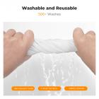 K&F Concept 3-delige set microvezel lensreinigingsdoekjes 30x30 cm, wasbaar, herbruikbaar, vacuümverpakt, groot formaat microvezeldoekjes voor camera's, verrekijkers, VR-headsets en zonnebrillen