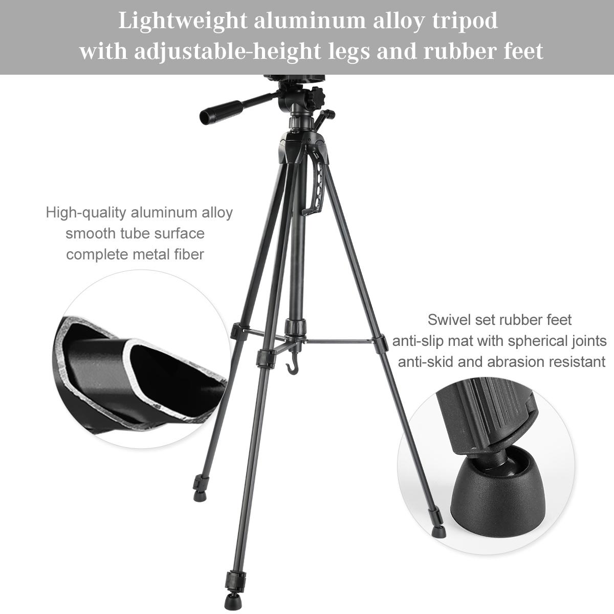 FTF GEAR Compact Aluminum DSLR Camera Tripod and Monopod, Loads up to 20 lbs