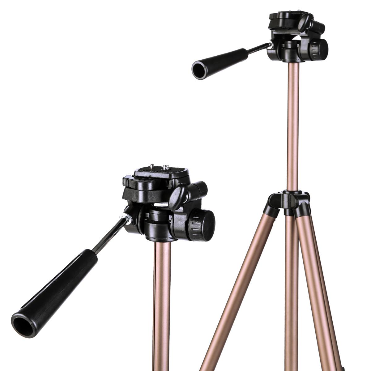 K&F Concept TL2023 Portable Lightweight Travel Tripod Aluminum 49 Inch 4 Section Load Capacity 2KG