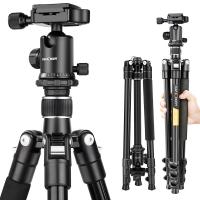 TM2324アルミ三脚　自由雲台 クイックシュー式  4段