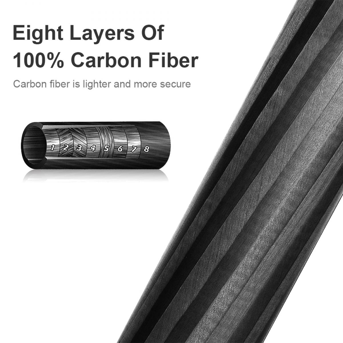 TC3134C Profissional Carbono Tripod Monopod Kit para DSLR Camera Ball Cabeça 4 Seções