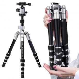 TM2235 II Lightweight DSLR Camera Aluminum Tripod With Ball Head Metal Quick Release Plate