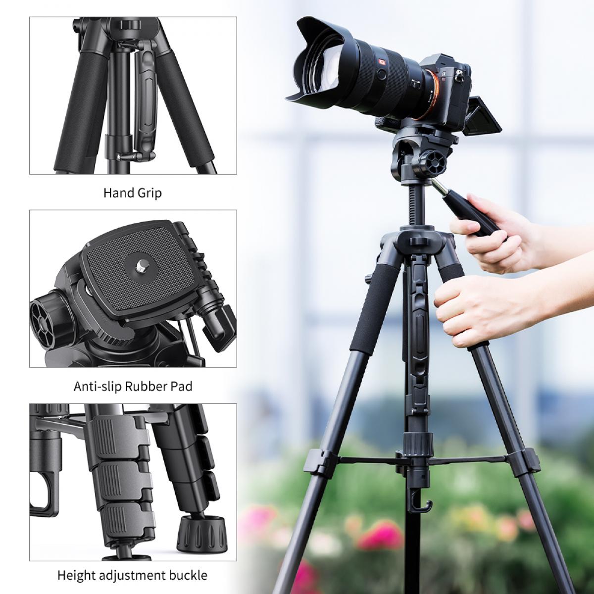 Neewer Mini Desk Tripod With 3-Way Pan Head - 13.2lb Capacity For Cameras & Phones