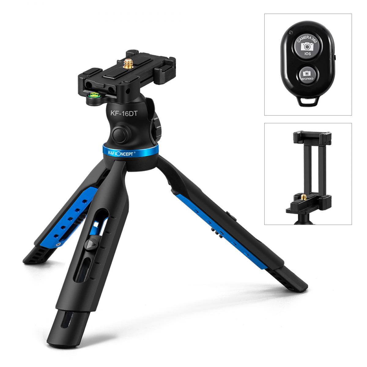 Mini Tripod Cell Phone Clip Holder, Compatible with Phone, Smartphones, Gopro, Webcams, Compact Cameras DSLRs