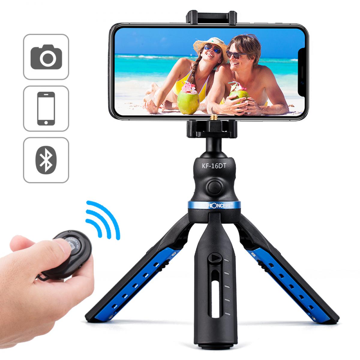Mini Tripod Cell Phone Clip Holder, Compatible with Phone, Smartphones, Gopro, Webcams, Compact Cameras DSLRs