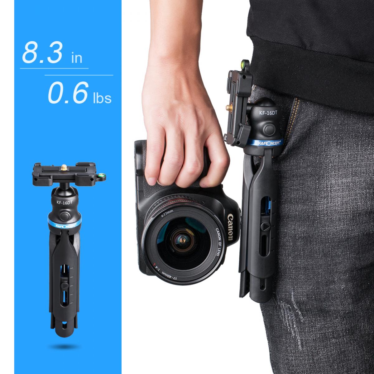 Mini Tripod Cell Phone Clip Holder, Compatible with Phone, Smartphones, Gopro, Webcams, Compact Cameras DSLRs