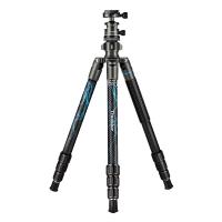 TC2634 (Blue) Carbon fiber Tripod Lightweight Portable for Travel Photography