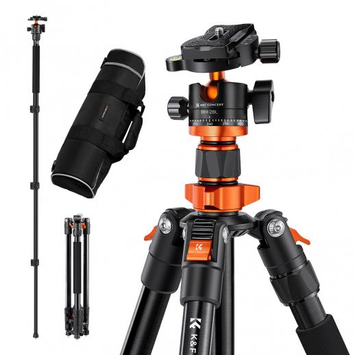 Aluminum Alloy 360 Degree Panoramic Gimbal Tripod Head with 1/4'' Standard  Quick Release Plate