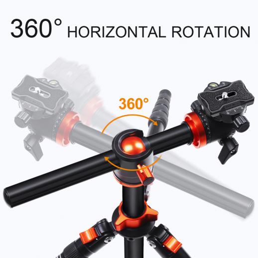 TM2515T1 67”/170cm Camera Tripod Best Tripod for DSLR - KENTFAITH