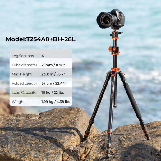 Memo Waarneembaar Joseph Banks K&F Concept SA254T1 Travel Camera Tripod Best Tripod with Monopod for DSLR  SLR - KENTFAITH