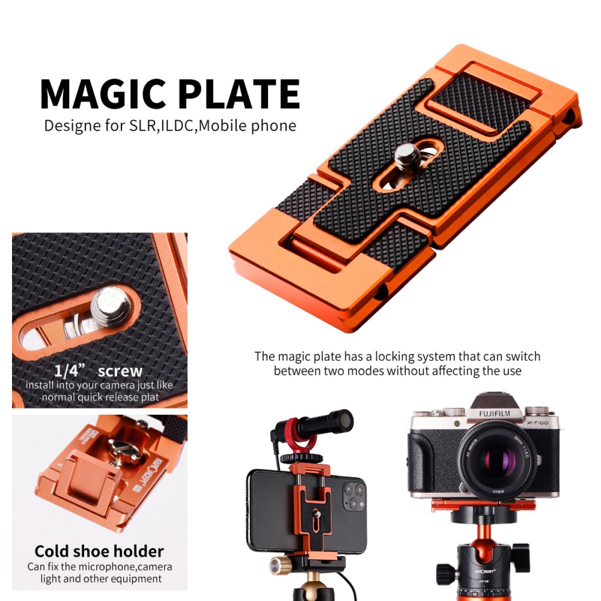 67”/172cm Carbon Professional Tripod Monopod with 360 Degree Ball Head