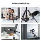 K&F Concept 76.7 inch Camera Tripod with Rotatable Multi-Angle Center Column,Lightweight Travel Outdoor DSLR Tripods with 360 Degree Ball Head Load Capacity 8kg/17.6lbs, Cellphone Clips for Smartphone