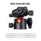 K&F Concept 62 inch Carbon Fiber Camera Tripod,Portable Compact Tripods with Detachable Monopod,360° Metal Ball Head 15KG/33lbs Load Capacity with Quick Release Plate for Travel and Work A255C2+BH-36L Air Pro Series