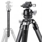 62''/1.6m X series carbon fiber tripod with BH-40 ball head 25 kg/55 lbs, model X284C2+BH-40L ball head ( KF31.040)