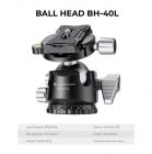 62''/1.6m X series carbon fiber tripod with BH-40 ball head 25 kg/55 lbs, model X284C2+BH-40L ball head ( KF31.040)
