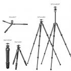 62''/1.6m X series carbon fiber tripod with BH-40 ball head 25 kg/55 lbs, model X284C2+BH-40L ball head ( KF31.040)