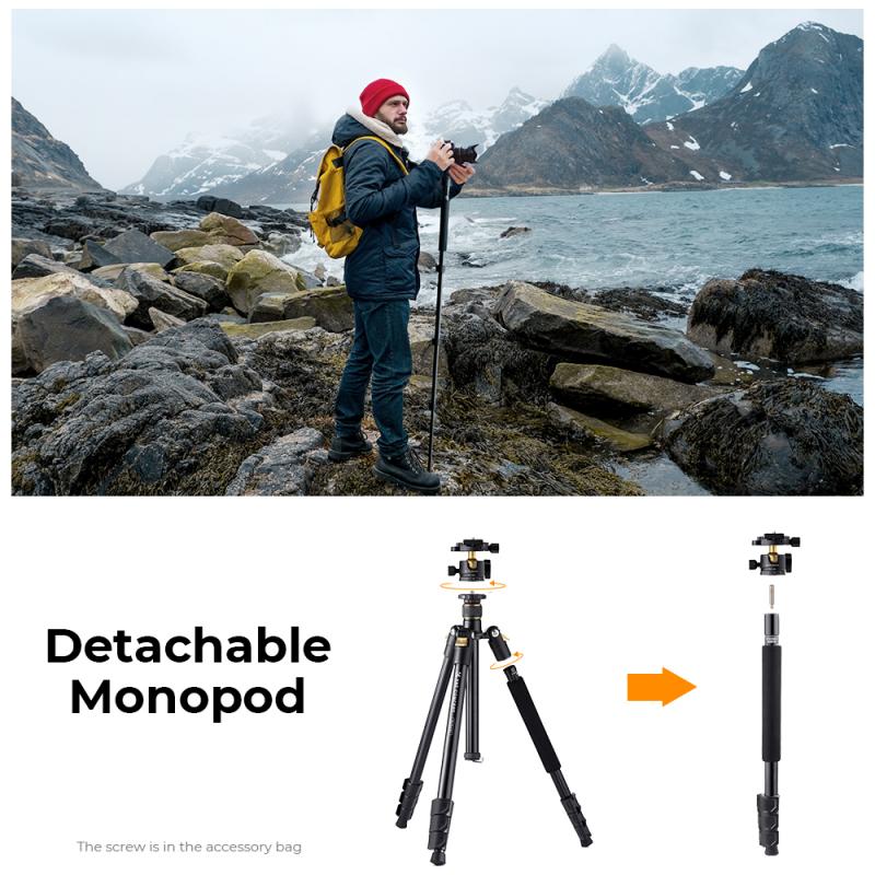Tripods with Quick Release Plates for Convenient Travel Photography
