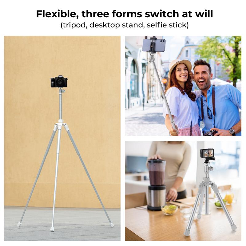 Features and specifications of phone tripods available
