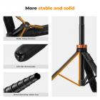 MS04 62''/1.58m Tripod Phone Selfie Stick, Black And Orange With Bluetooth Remote Control + Gopro Adapter