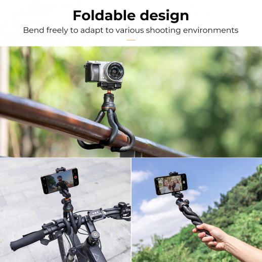 Selfie Stick For IPhone, Auto Open & Close Phone Tripod Stand