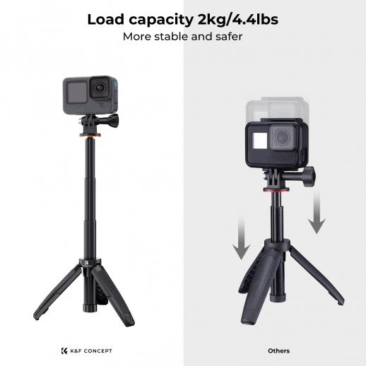 Mini Storage Bag Compatible Tripod / Selfie Stick for GoPro HERO 8
