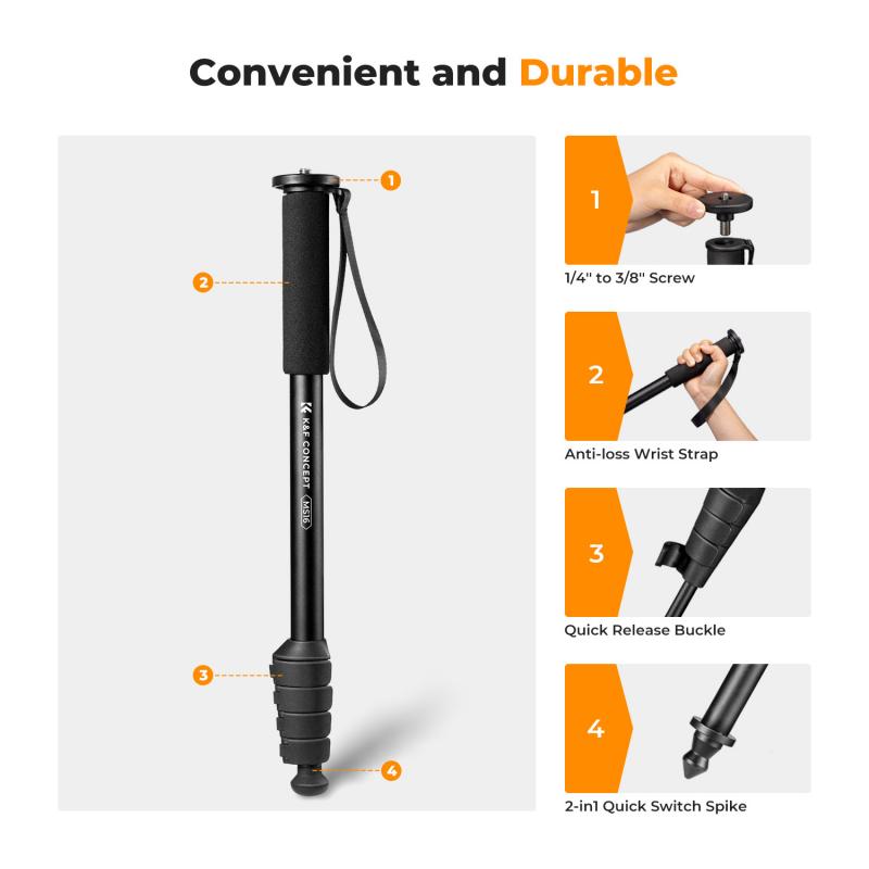 how to use monopod with shutter 1