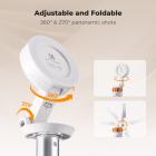 K&F CONCEPT 63'' Magnetic Selfie Stick Tripod, Lightweight Cellphone Stand with Wireless Remote, Compatible with iPhone 17 Pro Max/16/15/14/13/12 Series and All Phones