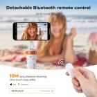 K&F CONCEPT 63'' Magnetic Selfie Stick Tripod, Lightweight Cellphone Stand with Wireless Remote, Compatible with iPhone 17 Pro Max/16/15/14/13/12 Series and All Phones