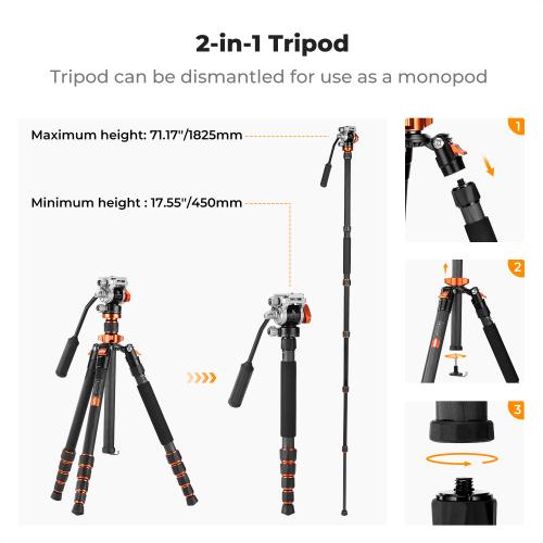Tripod-To-Monopod Conversion