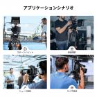 K&F CONCEPT 80インチ ビデオ三脚（フルードヘッド付き）、アルミニウム製高耐久カメラ三脚（スムーズな摩擦ダンピング機能付き）、クイックリリースプレート（DSLR、ミラーレスカメラ、カムコーダー、ビデオカメラ用）、最大耐荷重17.6ポンド