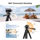 K&F CONCEPT 57.9'' Tripod for Phone& Camera, Compact Portable Travel Tripod