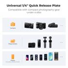 K&F CONCEPT 57.9'' Tripod for Phone& Camera, Compact Portable Travel Tripod