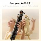63" Aluminum Travel Camera Tripod with Arca-Compatible Ball Head, Compact Portable Lightweight Tripod Weighs 2.6 lb, Max Load 22 lb for DSLR Mirrorless Spotting Scope iPhone Teleprompter K&F CONCEPT