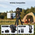 K&F Concept 63" Camera Tripod with Fluid Head, Lightweight Aluminum Video Tripod for Vlogging, Travel & Live Streaming