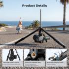 K&F Concept 63" Camera Tripod with Fluid Head, Lightweight Aluminum Video Tripod for Vlogging, Travel & Live Streaming