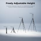 73" Aluminum Compact Camera Tripod, Portable Travel Tripod Compatible with iPhone, 22 lbs Capacity Arca Swiss Ball Head for DSLR Mirrorless, Laser Level, Hunting K&F CONCEPT