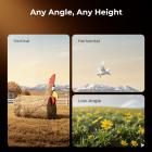 67" / 172cm Aluminum Travel Camera Tripod with Arca-Compatible Ball Head, Compact Portable Lightweight Tripod Weighs 2.6 lb, Max Load 22 lb for DSLR Mirrorless Spotting Scope iPhone Teleprompter K&F CONCEPT