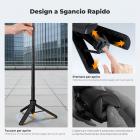 K&F CONCEPT MS71 [Apertura automatica in 1 secondo] Mini selfie stick treppiede, treppiede tascabile leggero da 25,6'' con testa a sfera e slitta a caldo, piccolo treppiede da scrivania compatibile con DJI Osmo Pocket 4/3 Action5 GoPro13/12.