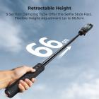 K&F CONCEPT Magnetic Quick Release Tripod Compatible with Insta360 Ace Pro 2, 26" Tap-Open Tripod 360° Ball Head Extension Rod Table Portable Handle Grip Selfie Stick for Insta360 X5, Vlogging Stand