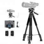 K&F CONCEPT Spotting Scope Tripod with Binocular Adapter