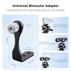 K&F CONCEPT Spotting Scope Tripod with Binocular Adapter