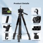 K&F CONCEPT Spotting Scope Tripod with Binocular Adapter