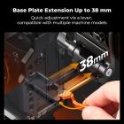 K&F CONCEPT Foldable V-Mount Battery Plate with Modular Plate, Arca-Compatible Camera Mount for Camera Cage, Video Rig & V-Mount Battery Setup