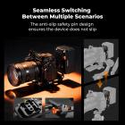 K&F CONCEPT Foldable V-Mount Battery Plate with Modular Plate, Arca-Compatible Camera Mount for Camera Cage, Video Rig & V-Mount Battery Setup