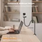 K&F CONCEPT Desk Webcam Camera Mount 27.5" Gooseneck Arm with 1/4" Screw