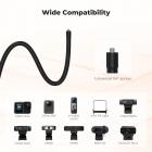 K&F CONCEPT Desk Webcam Camera Mount 27.5" Gooseneck Arm with 1/4" Screw
