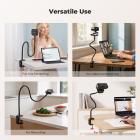 K&F CONCEPT Desk Webcam Camera Mount 27.5" Gooseneck Arm with 1/4" Screw
