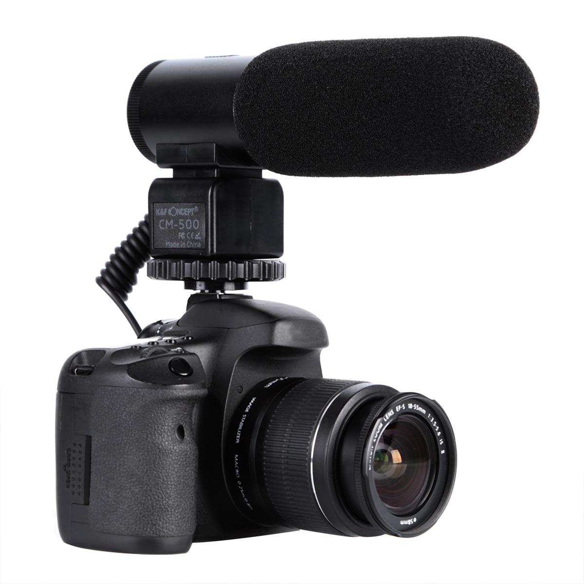 omzeilen Bounty Relatieve grootte CM-500 Shotgun Microphone for DSLR Camera Video Photography - KENTFAITH